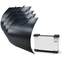 800W Balcony Solar Kit 4*200W Solar Panel+AST7200 Battery