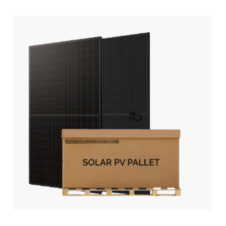 HT430W Full Black Double Glass Solar Panel 36units